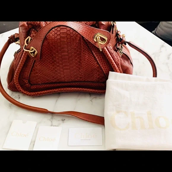 Chloe Python bag - Picture 5 of 7